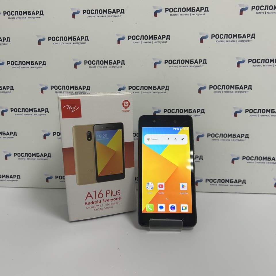 Смартфон Itel A16 Plus 1/8 Гб Смартфон Itel A16 Plus 1/8 Гб
