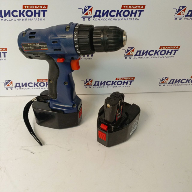 Дрель шуруповерт аккумуляторная Stomer SAD-14