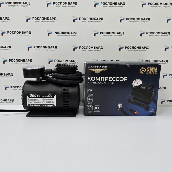 Компрессор автомобильный Cartage 12 В