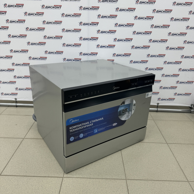 Компактная посудомоечная машина Midea MCFD55S460Si